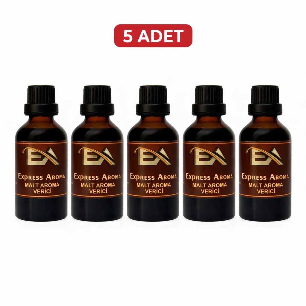MALT AROMA VERİCİ KIRMIZI 50 ML x 5 ADET