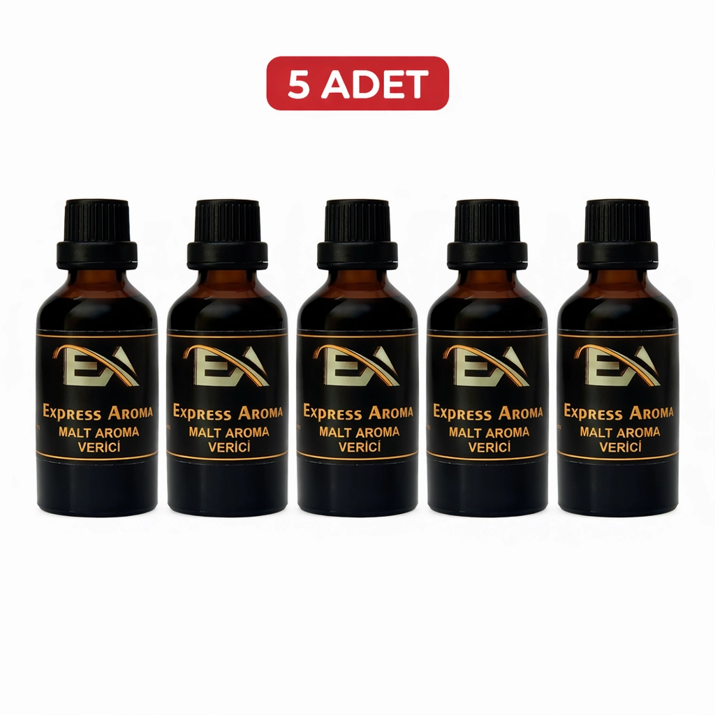 MALT AROMA VERİCİ SİYAH 50 ML * 5 ADET﻿﻿