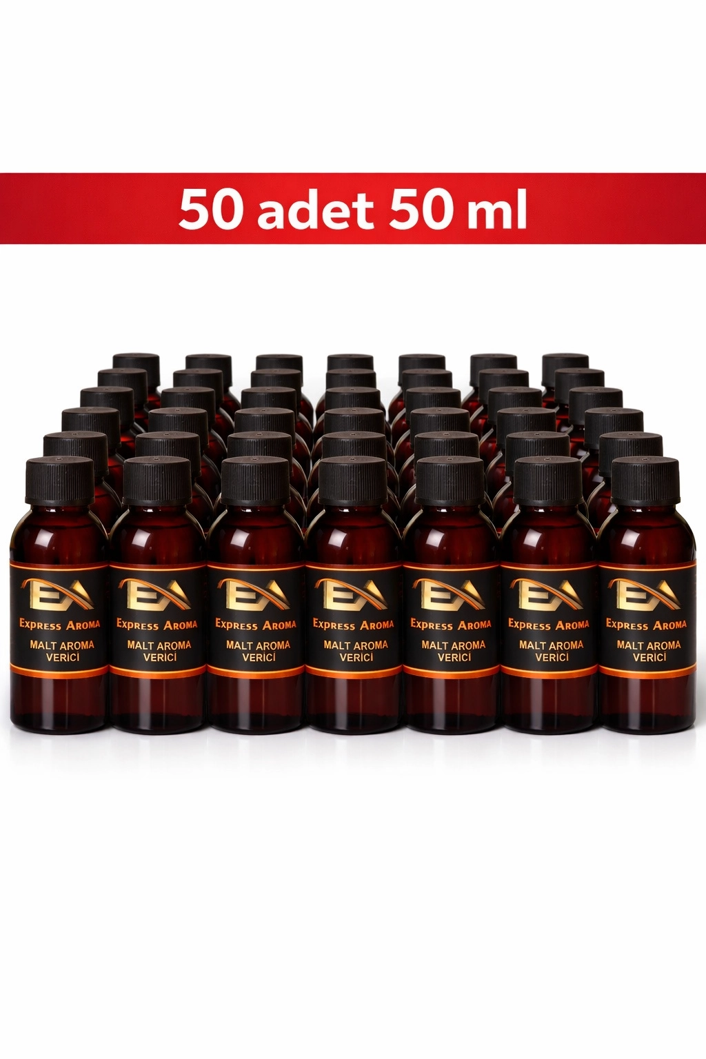 MALT AROMA VERİCİ SİYAH 50 ML x 50 ADET BAYİ PAKETİ