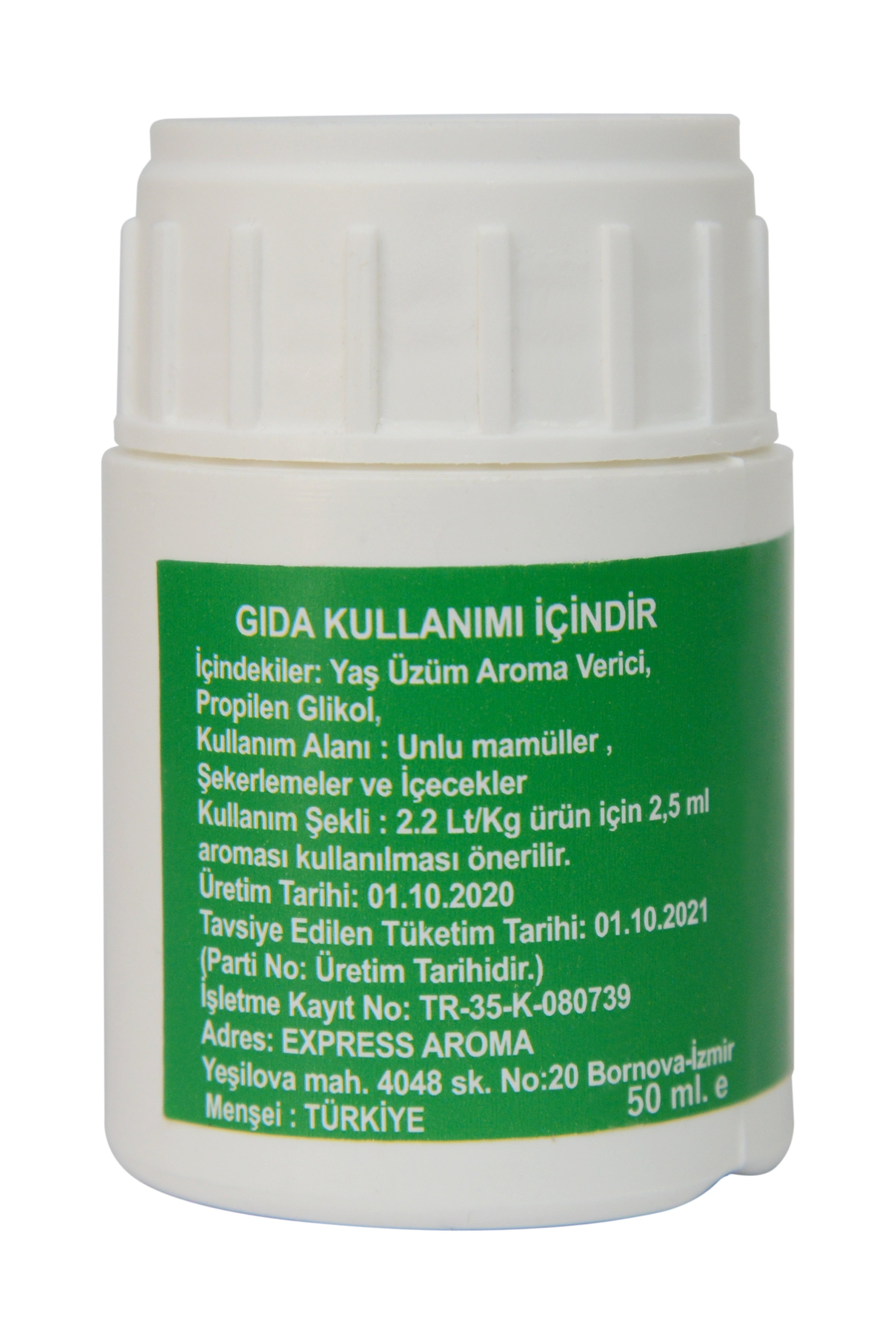 50 ML YAŞ ÜZÜM