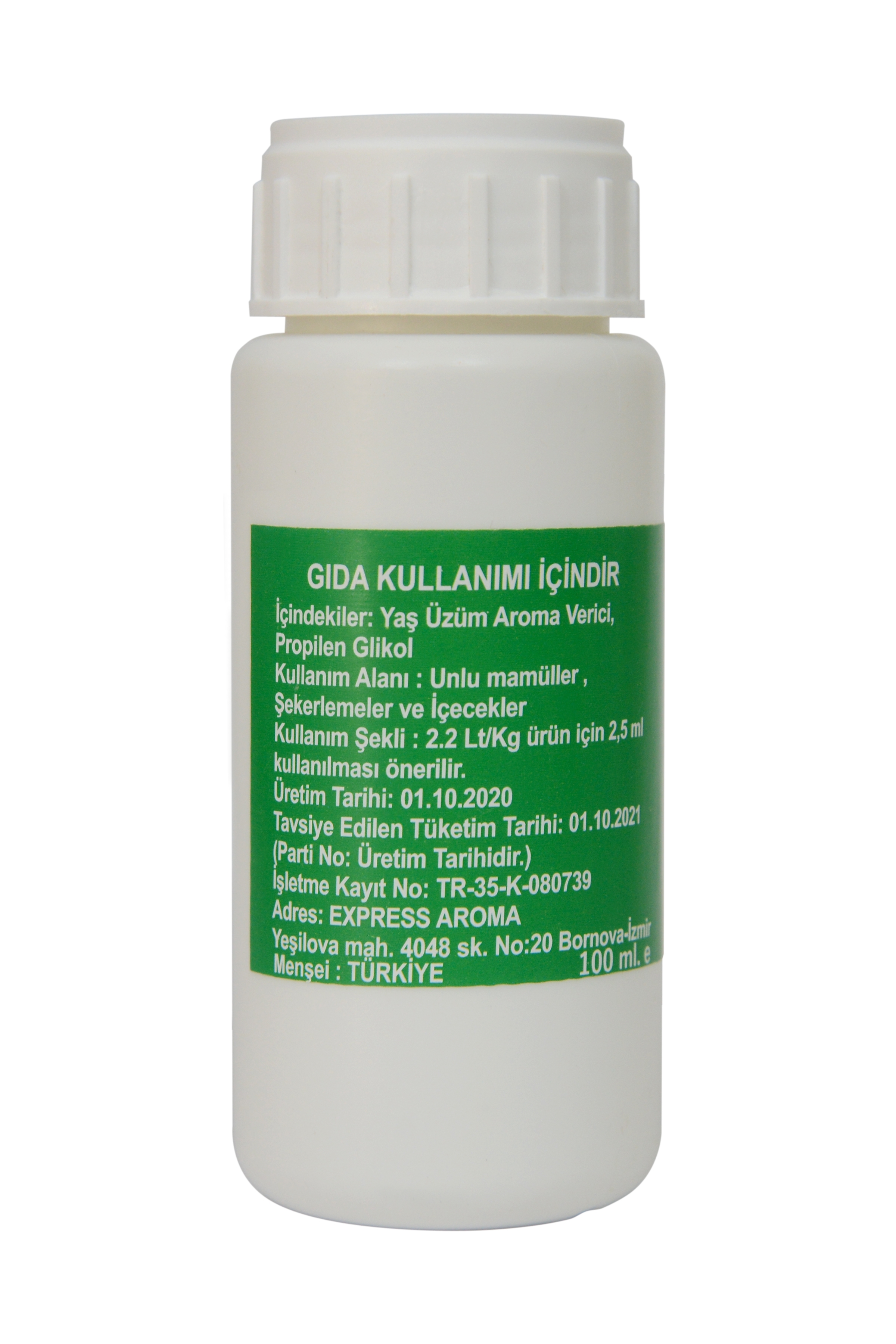 100 ML YAŞ ÜZÜM