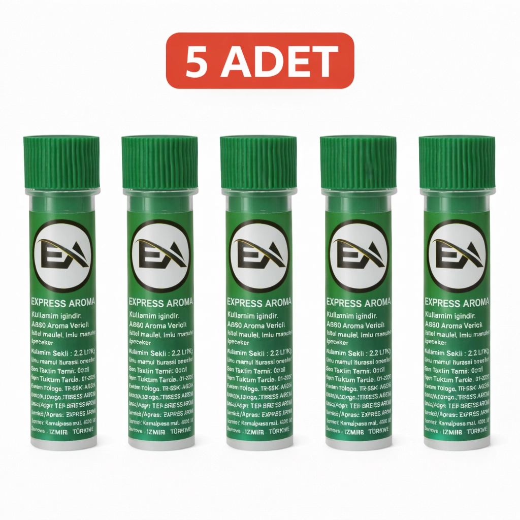 Yaş Üzüm Aroma Verici 2.5 ML X 5 Adet