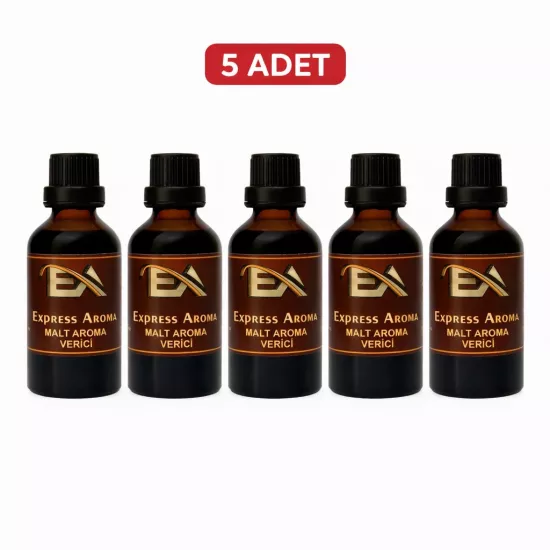 MALT AROMA VERİCİ KIRMIZI 50 ML x 5 ADET
