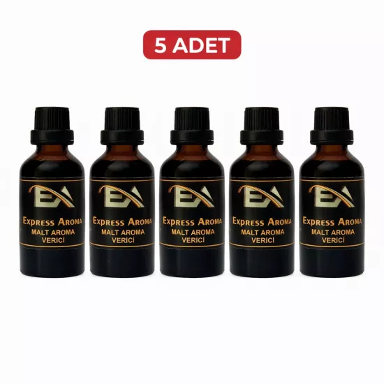 MALT AROMA VERİCİ SİYAH 50 ML * 5 ADET﻿﻿