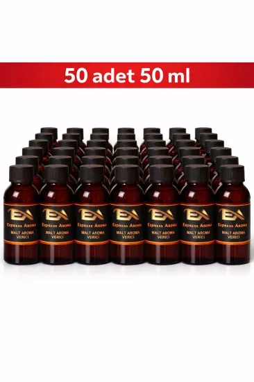 MALT AROMA VERİCİ SİYAH 50 ML x 50 ADET BAYİ PAKETİ