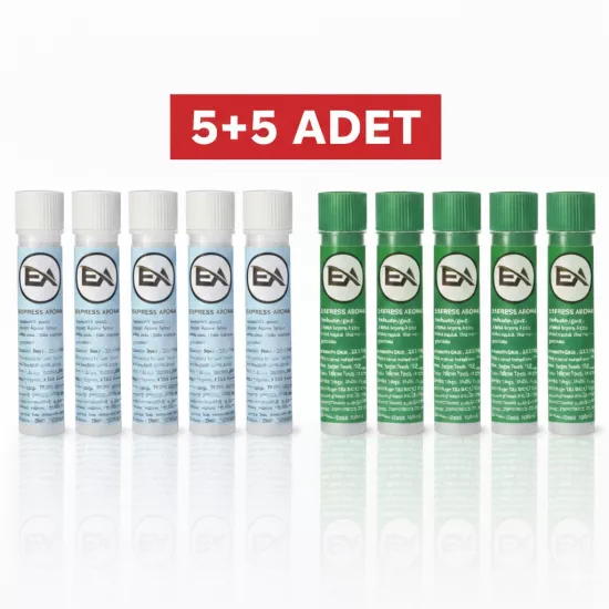 Anason Aroma Verici x 5 adet + Yaş Üzüm Aroma Verici 2.5 ML x  5 Adet